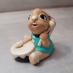 Pendelfin Rabbits Vintage "Bongo" Hand Painted Stonecraft Collectible Figurine